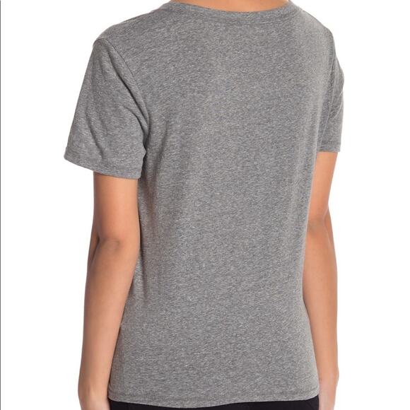 Nordstrom bp. V-Neck Short Sleeve Tee Grey Size XS - Picture 9 of 9